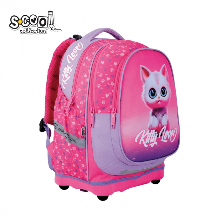 Ghiozdan anatomic KITTY LOVE, 39x33x18 cm - S-COOL [2]