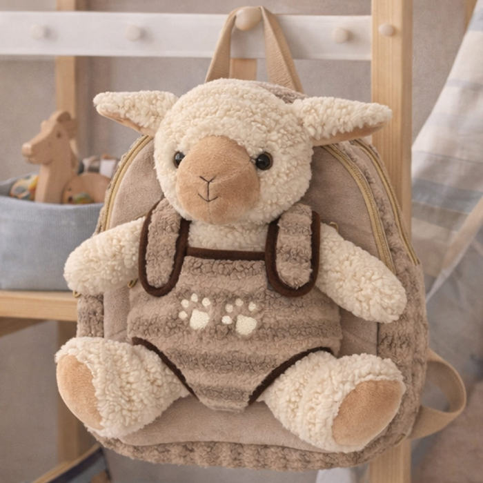 Ghiozdan gradinita Baby Animals, 23x8x28 cm, LITTLE LAMB - S-COOL [2]
