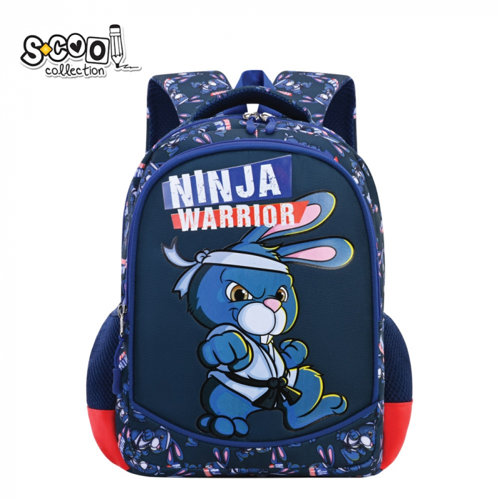 Ghiozdan gradinita NINJA WARRIOR, 34x23x14 cm - S-COOL [1]