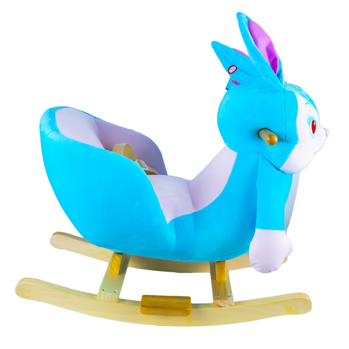 Iepuras Balansoar Pentru Bebelusi, Lemn + Plus [3]