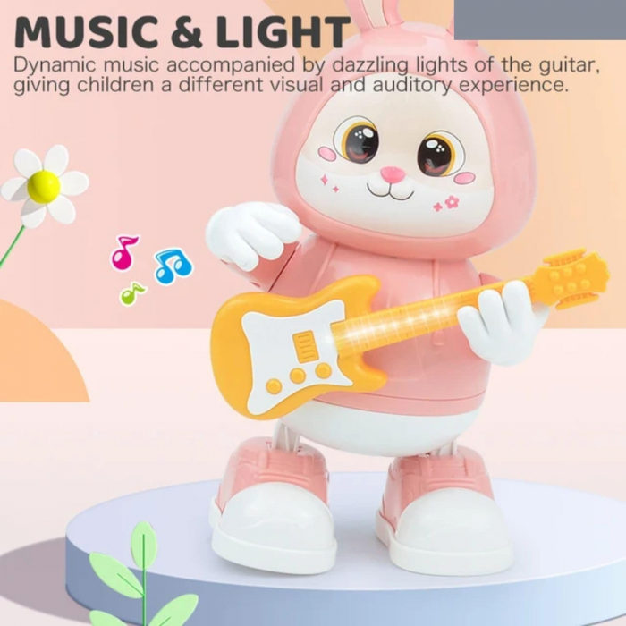 Iepurasul chitarist, muzical si luminos [4]