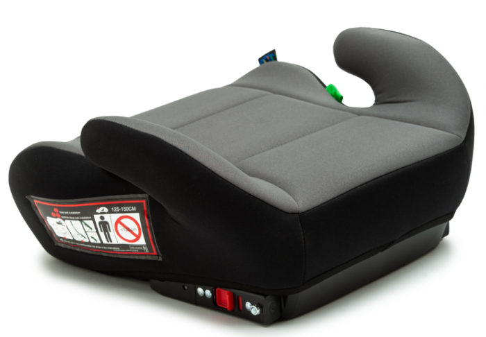 Inaltator auto Juju Jazzy Booster i-Size ISOFIX, Negru-Gri [4]