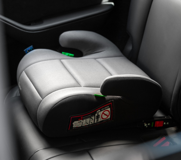 Inaltator auto Juju Jazzy Booster i-Size ISOFIX, Negru-Gri [2]