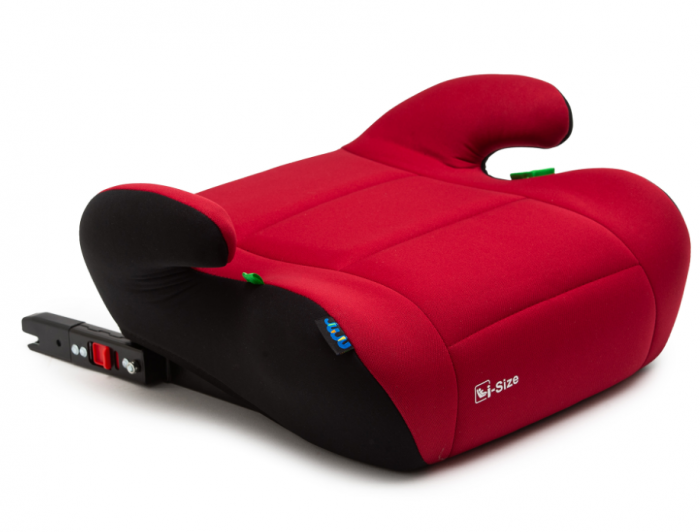Inaltator auto Juju Jazzy Booster i-Size ISOFIX, Negru-Rosu [1]