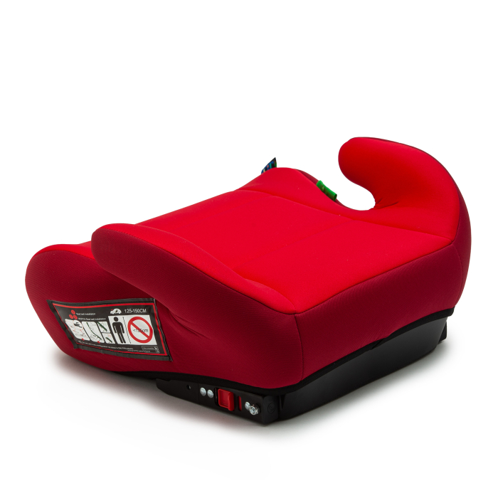 Inaltator auto Juju Jazzy Booster i-Size ISOFIX, Rosu-Bordo [3]