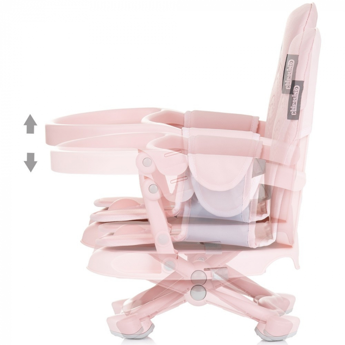 Inaltator scaun de masa Chipolino Lollipop flamingo [4]