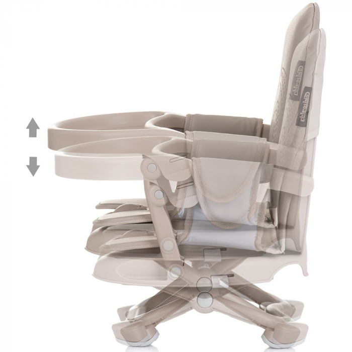 Inaltator scaun de masa Chipolino Lollipop macadamia [4]