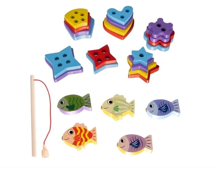 Joc Educativ de Pescuit si Sortare, Undita cu Magnet [4]