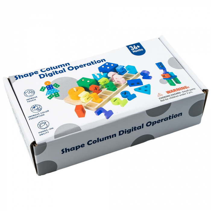 Joc educativ de potrivire, din lemn [2]