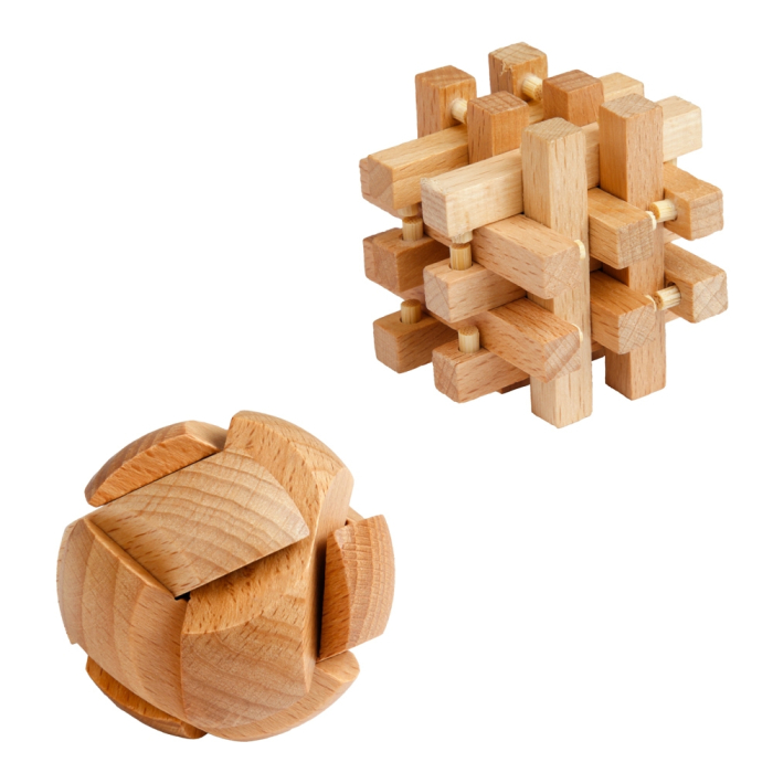 Joc puzzle 3D din lemn - Toi-Toys [2]