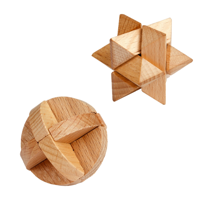 Joc puzzle 3D din lemn - Toi-Toys [4]