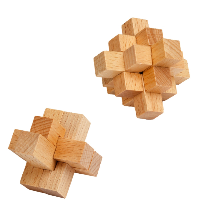 Joc puzzle 3D din lemn - Toi-Toys [3]