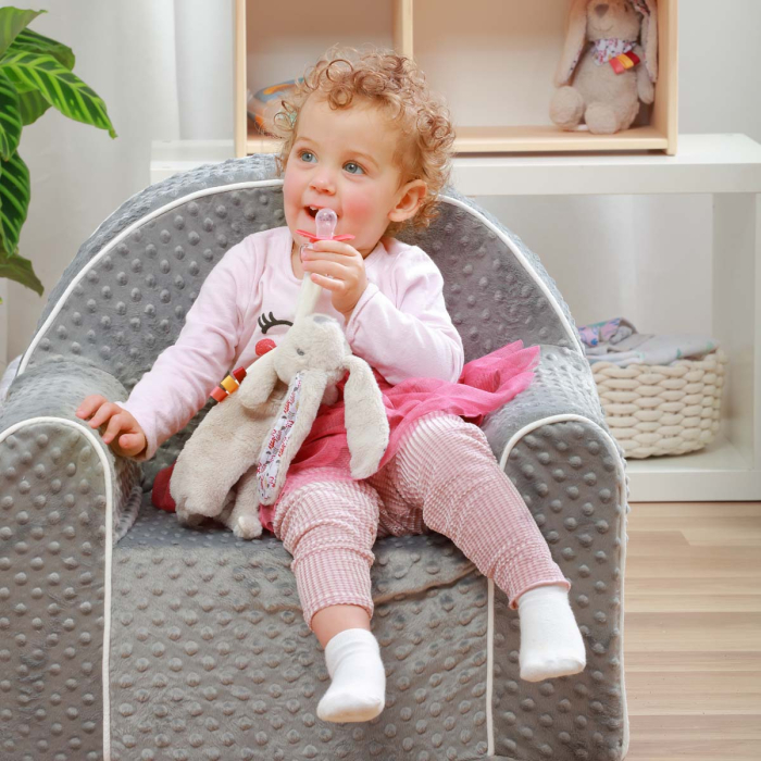 Jucarie atasament iepurasul Milly cu lant de suzeta Babyono [9]