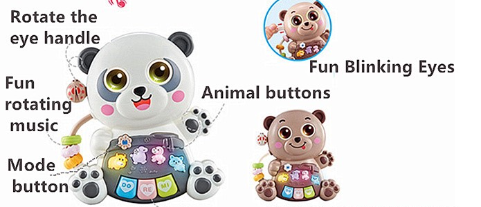 Jucarie bebe, Panda cel haios [2]