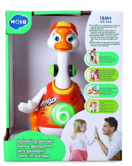 Jucarie bebelusi Mappy Gasca Dansatoare cu lumini si sunete [5]