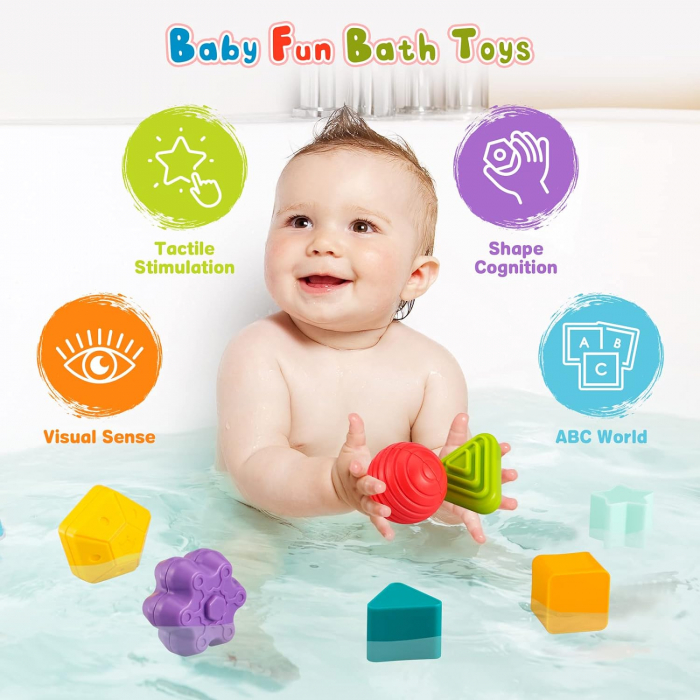 Jucarie de sortat, gama Montessori, cub educational [4]