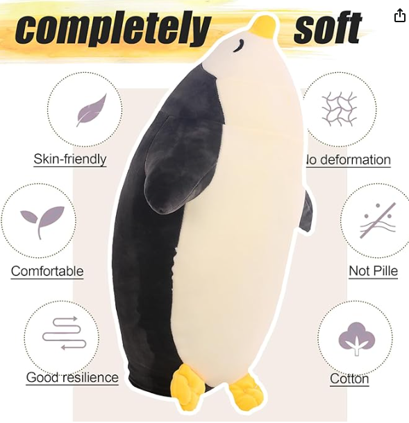 Jucarie din plus, perna, prietenul meu de somn, 35 cm [5]