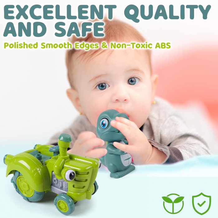 Jucarie electrica, pentru copii, cu lumini si sunete, schimbare automata de directie [4]