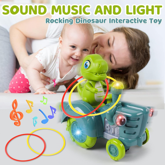 Jucarie electrica, pentru copii, cu lumini si sunete, schimbare automata de directie [3]