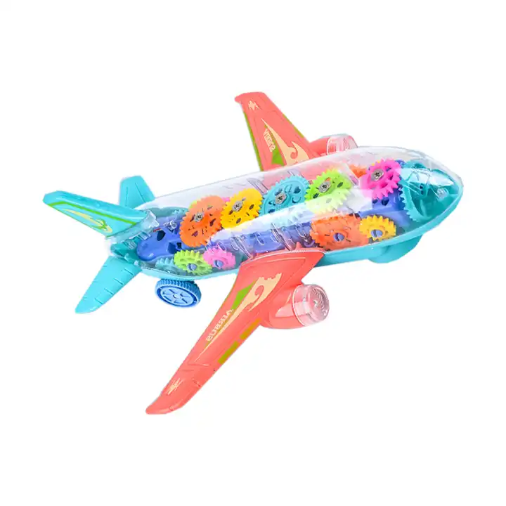 Jucarie interactiva, cu lumini si muzica, avion [3]