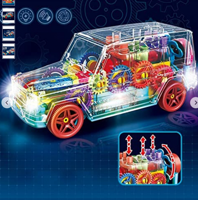 Jucarie interactiva, Gear Light Jeep [2]