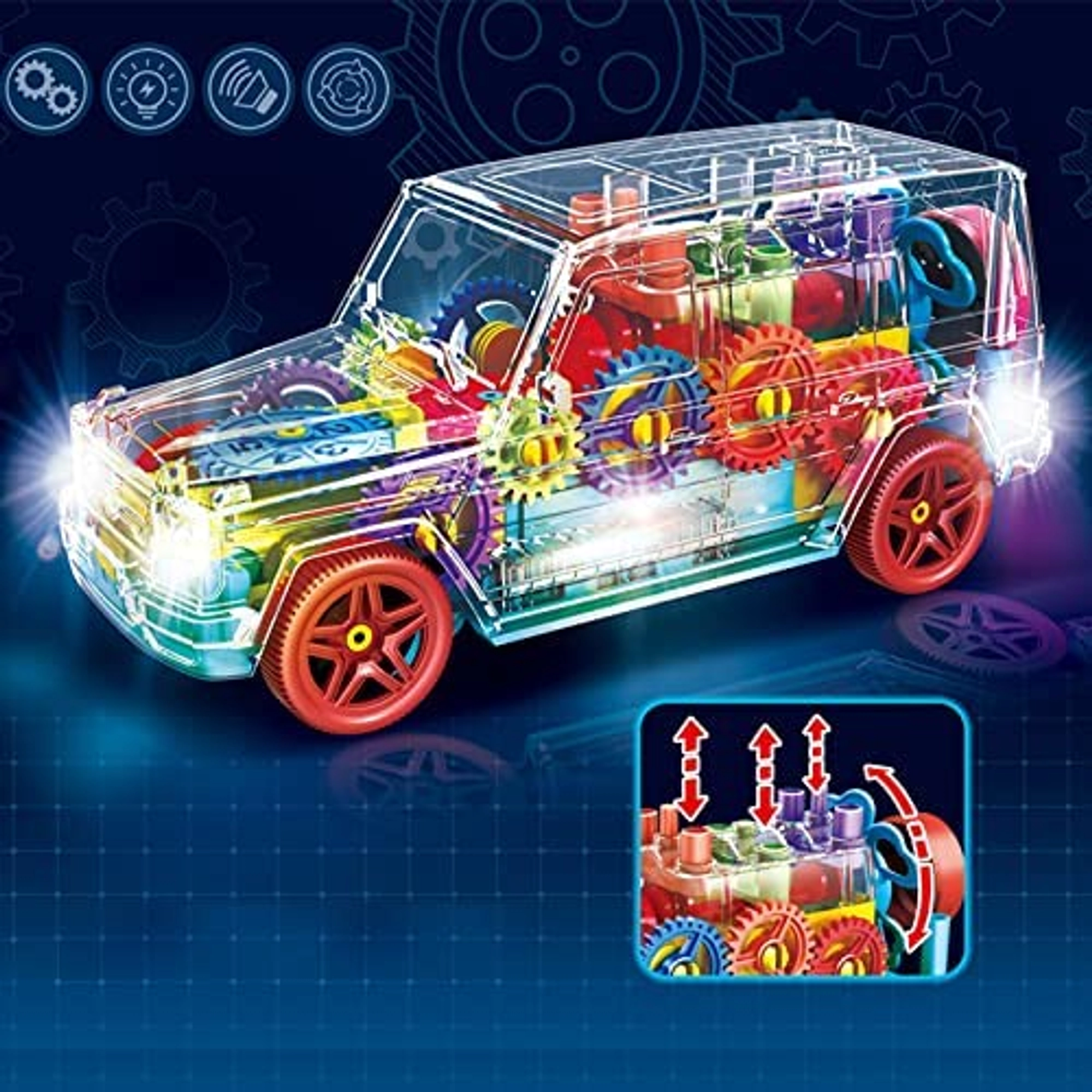 Jucarie interactiva, Gear Light Jeep [5]