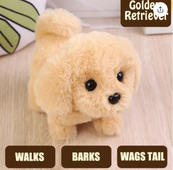 Jucarie interactiva, primul meu animalut, latra, merge si da din caput [3]