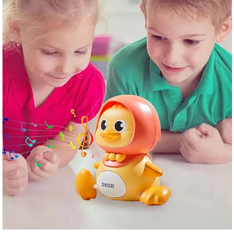 Jucarie interactiva, ratusca bunicuta care face tumbe si danseaza [6]