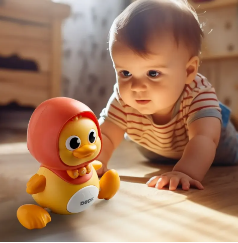 Jucarie interactiva, ratusca bunicuta care face tumbe si danseaza [3]