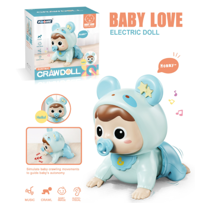 Jucarie Interactiva si Educationala pentru Invatare Mers de-a Busilea, albastra [1]