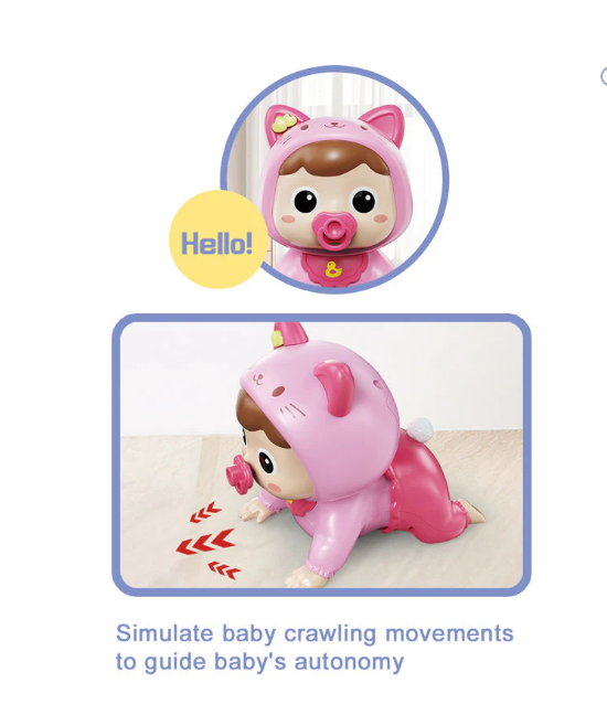 Jucarie Interactiva si Educationala pentru Invatare Mers de-a Busilea, roz [2]