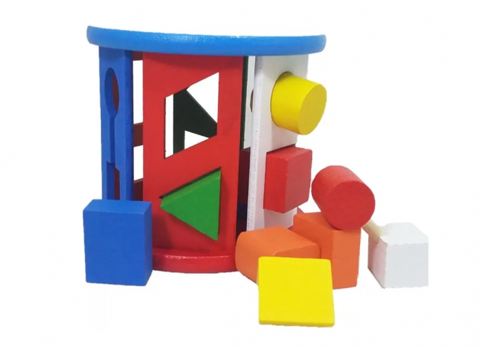 Jucarie Montessori, Cilindru cu forme de potrivit [2]