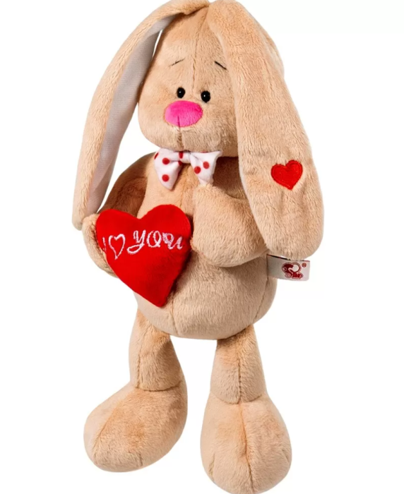 Jucarie Plus iepuras cu inima, 35 cm [1]