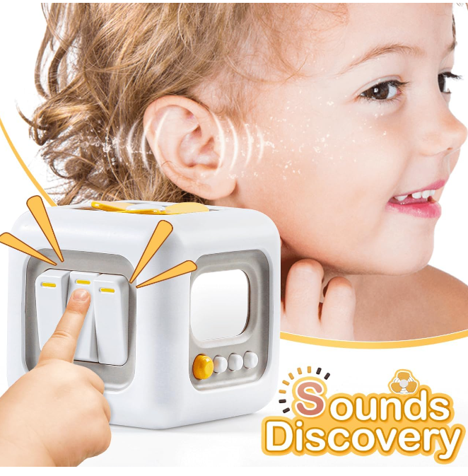 Jucarie senzoriala, colectia Montessori, 6 in 1, Descopera lumea [7]