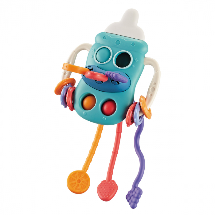 Jucarie senzoriala, dezvoltare abilitati motorii bebelus, Sticla, Babyono [3]