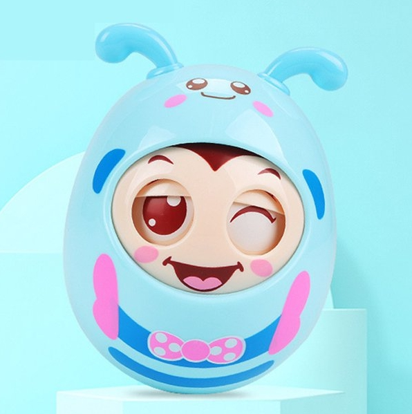 Jucarie senzoriala si interactiva pentru bebelusi, bila cu mimica [3]