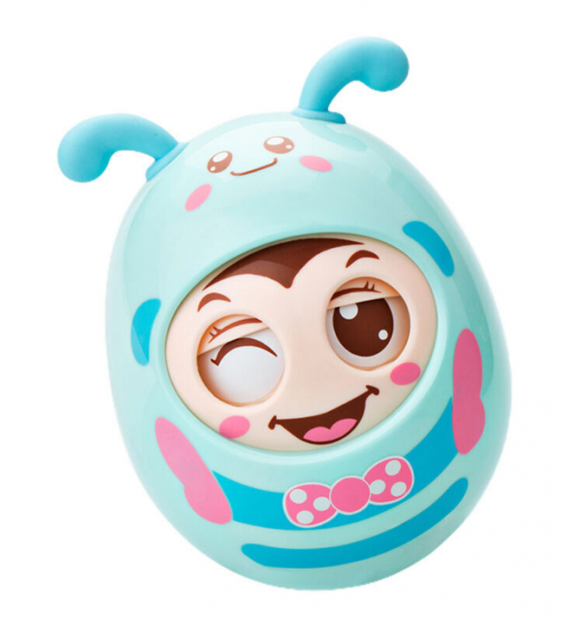 Jucarie senzoriala si interactiva pentru bebelusi, bila cu mimica [2]