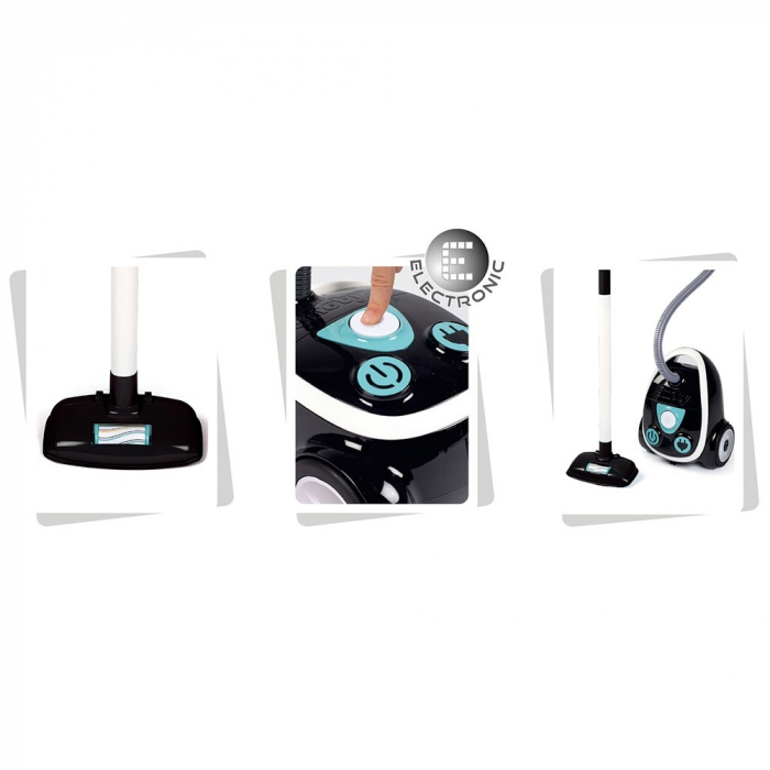 Jucarie Smoby Aspirator Vacuum Cleaner negru [3]