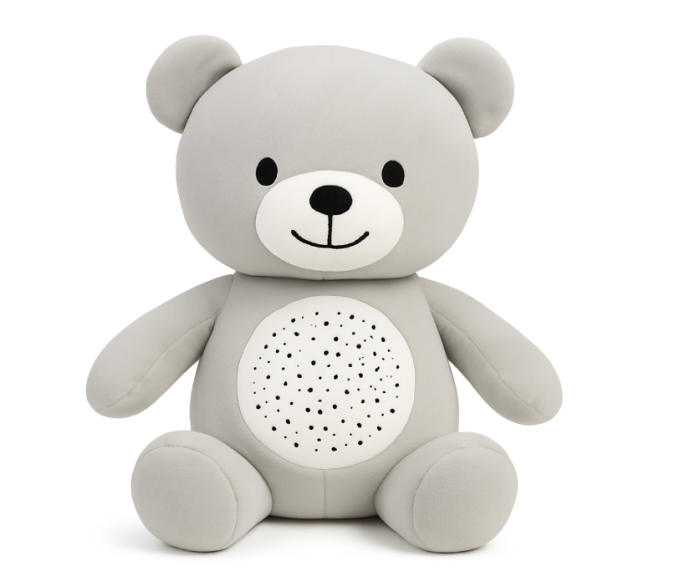 Jucarie ursulet cu proiector si muzica, 34 cm [1]