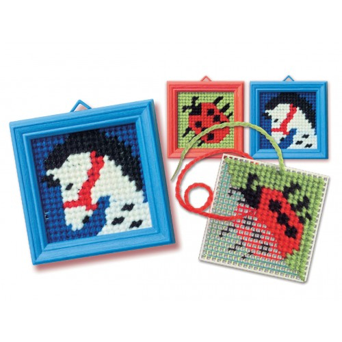 LENA - SA COASEM ( FARA AC )- PRIMA BRODERIE - CAL / BUBURUZA - 42685 - ( 2 CADRE CU RAMA ) [2]