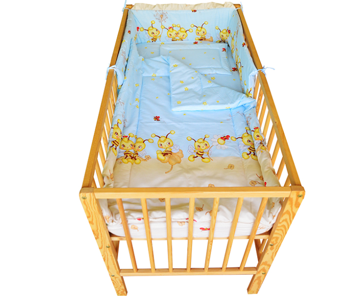 Lenjerie MyKids Albinuta Albastru 4 Piese 140x70 [2]