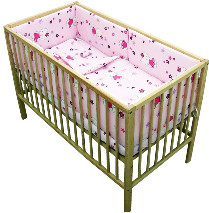 Lenjerie patut Hubners Kitty 5 piese roz [1]