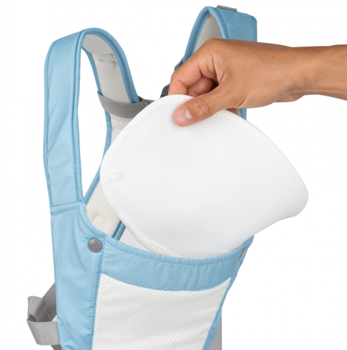 Marsupiu cu scaunel Juju HugMeTight, Albastru [7]