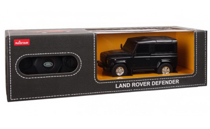 Masina cu telecomanda land rover defender negru cu scara 1 la 24 [2]