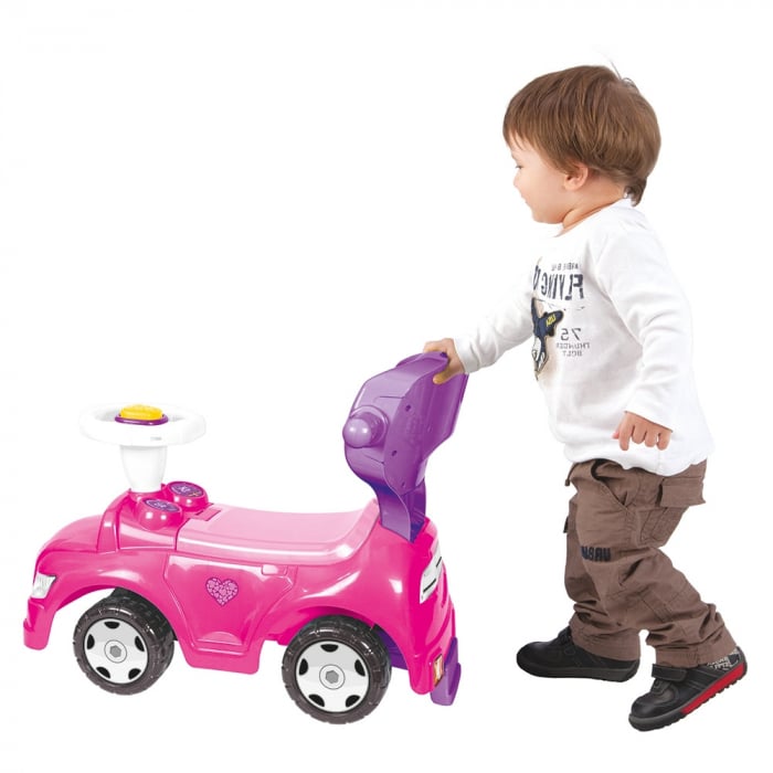 Masinuta 4:1, Fara Pedale, Cu Maner, Unicorn 30x40x69 Cm, Dolu [2]