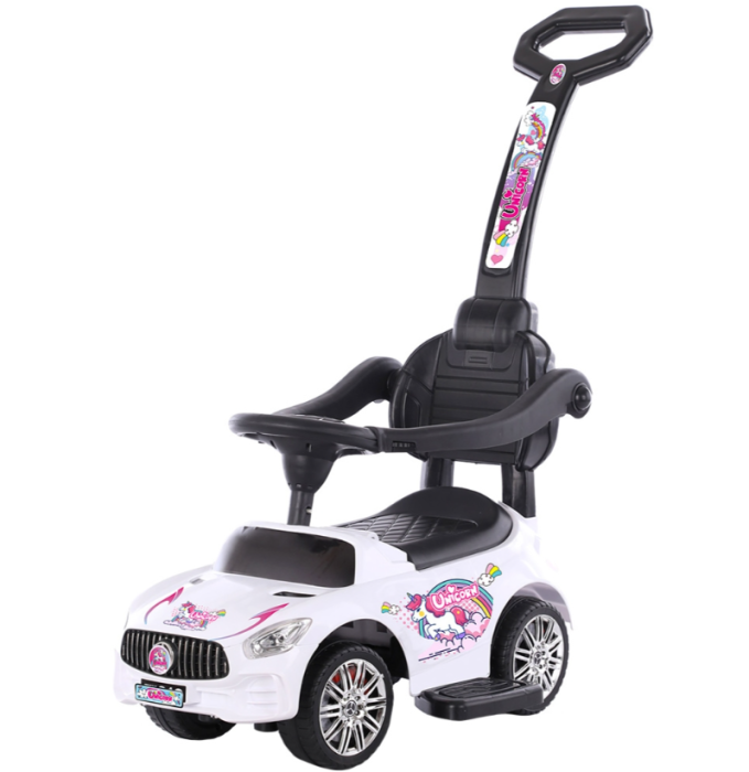 Masinuta de impins Chipolino Unicorn white cu maner [1]