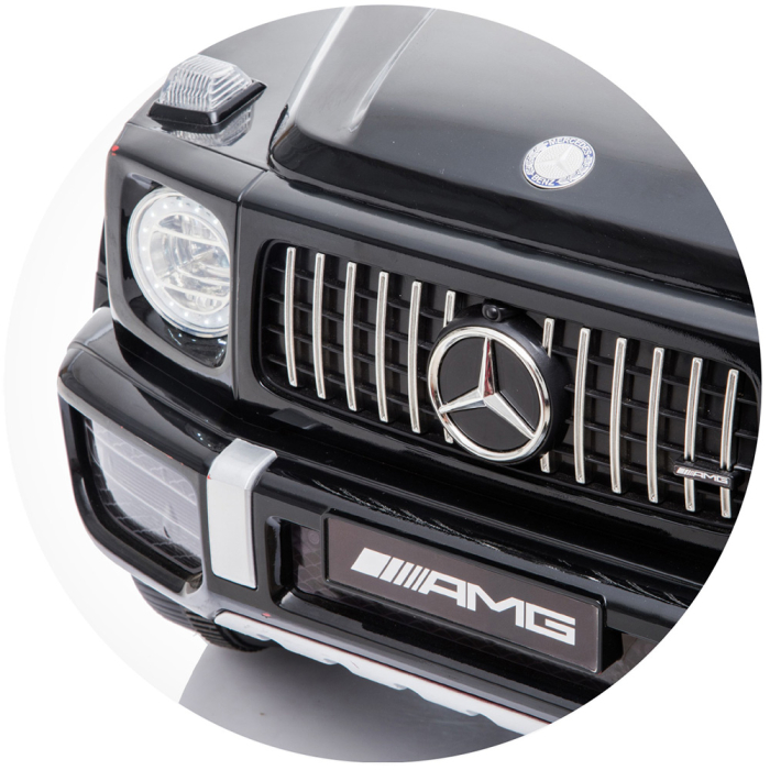 Masinuta electrica Chipolino SUV Mercedes AMG G63 cu scaun din piele si roti EVA black [11]