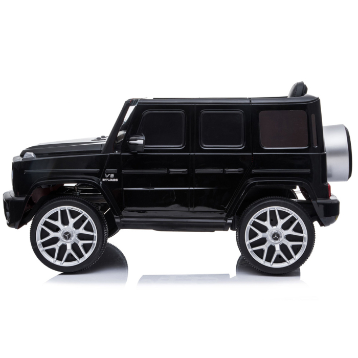 Masinuta electrica Chipolino SUV Mercedes AMG G63 cu scaun din piele si roti EVA black [2]