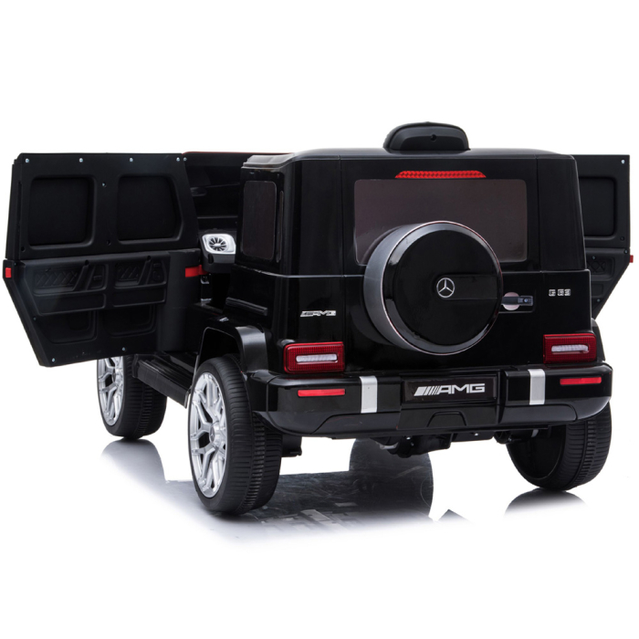 Masinuta electrica Chipolino SUV Mercedes AMG G63 cu scaun din piele si roti EVA black [7]