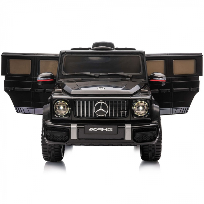 Masinuta electrica Chipolino SUV Mercedes G63 AMG cu scaun din piele si roti EVA black [4]